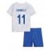 Tanie Strój piłkarski Francja Ousmane Dembele #11 Koszulka Wyjazdowej dla dziecięce MŚ 2022 Krótkie Rękawy (+ szorty)